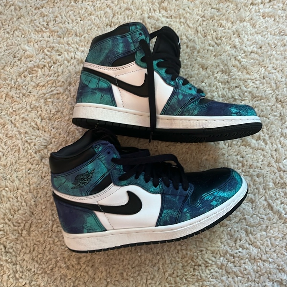 retro tie dye Jordan 1s